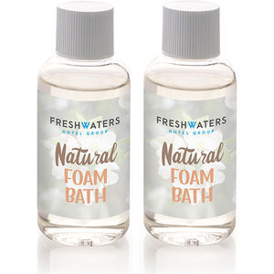 Relaxing Natural Foam Bath in a Part PCR Bottle 50ml