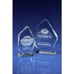 Crystal Glass Arctic Jade Award 3D Laser Engraved