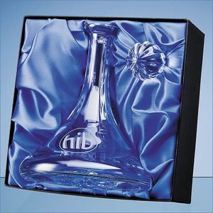 Universal Ships Decanter/Bowl Satin Lined Presentation Box