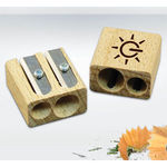 Green & Good Double Pencil Sharpener - Sustainable Timber