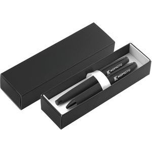 Fabium Softfeel Pen and Rollerball with PB35 Box (Laser Engraving)
