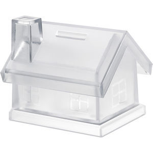 Plastic House Coin Bank