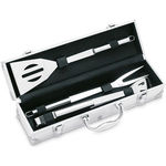 3 BBQ Tools In Aluminium Case