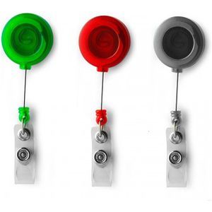 Ski Pass Holder - Square - Chrome Finish