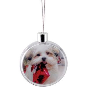 Round Ornament - Clear (Full Colour Print)