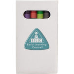 6 Piece Crayon Set - White
