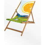Custom Printed Deck Chair With No Arms