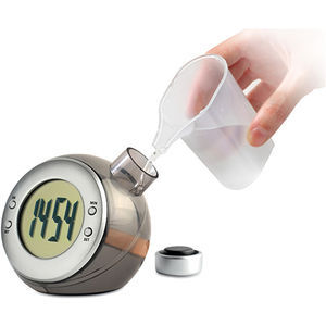 Water Powered LCD Desk Clock
