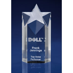 Crystal Logo Award Paperweight or Trophy