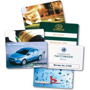 Printed plastic cards