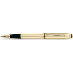 Cross Townsend 18 Carat Rolled Gold Fountain Pen