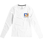 Elevate NXT Ponoka long sleeve women's GOTS organic t-shirt