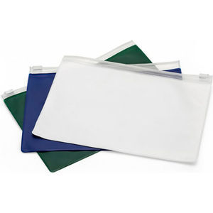 PVC Slide Zippered A5 Wallet