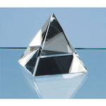 5cm Optical Crystal 4 Sided Pyramid