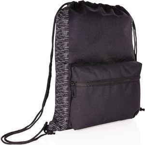 XD Collection Aware RPET Reflective Drawstring Backpack