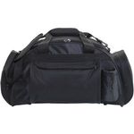 Travel bag with front zipped pocket