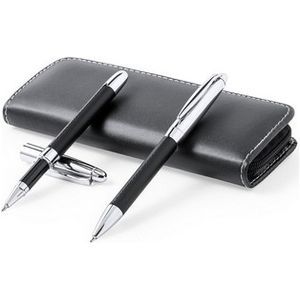 Writing set ball pen and roller ball pen (13.6x1 cm)