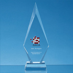 36.5cm Optical Crystal Kovel Peak Award
