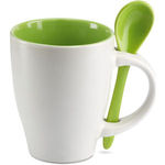 Bicolour Mug With Spoon 250Ml