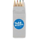 4 Mini Coloured Pencils
