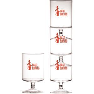 Polystyrene Stacking Wine Glasses (11oz/312ml)