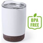 Travel mug 380 ml cork detail