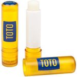 Lip Balm Stick Yellow Frosted Container & Cap Domed 4.8g
