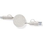 Retractable Wheat Straw Charging Cable
