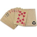 Recycled paper playing cards (9x6x2 cm)