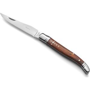 Pocket knife wooden grip