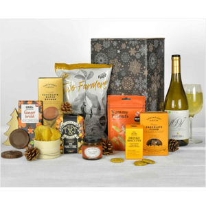 Sustainable Festive Gift Box with Wine