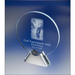 Internally Laser Engraved Disc Award