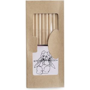 Colouring set 10 colour pencils 15 cm ruler