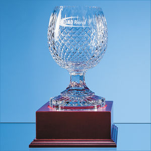 23cm Lead Crystal Footed Presentation Bowl