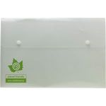 Eco-Eco A4+ 95% Recycled Clear Triple Storage Stud Wallet