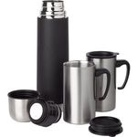 Steel thermos set