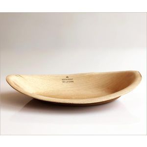 Ellipse Disposable Palm Leaf Bowl
