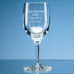 220ml Grosvenor Lead Crystal Wine Glass with Star Cut Base