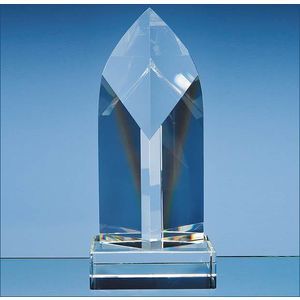 24.5cm Optical Crystal Arch Award