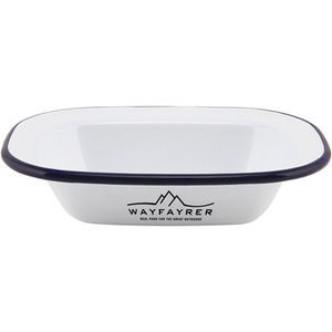 Enamel Oblong Pie Dish (200 x 150 x 45mm)
