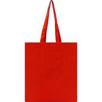 3oz Premium Dyed Cotton Shopper Bag in Red