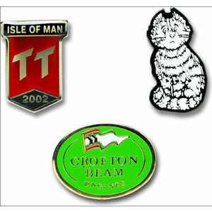 Soft enamel badge