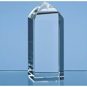 10cm Optical Crystal Mini Tower Rectangle