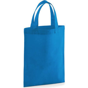 Westford Mill Cotton Party Bag For Life with 25 cm handles in BLUE