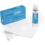 2pc Screen Cleaning Kit White Cloth Printed Box