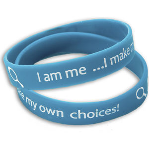 Silicone Wristband Debossed