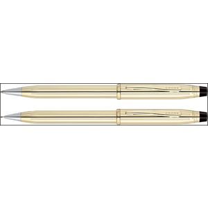 Cross Century II 10 Carat Rolled Gold Ball Pen / 0.5mm Pencil Set