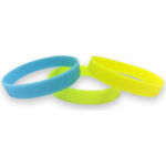 Silicon Wristbands - Glow In The Dark - Printed