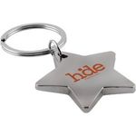 Star Shaped Keyring (Laser Engraved)