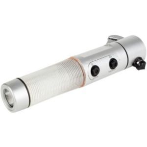 Emergency torch 1 LED seat belt cutter safety hammer